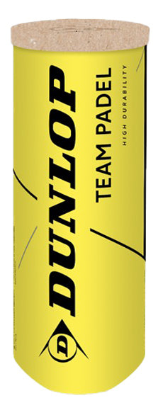 Padel tennis balls Dunlop TEAM PADEL 3 pet