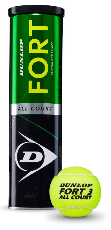 Tennis balls DUNLOP FORT ALL COURT TS Premium 4-tin ITF