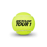 Tennis balls DUNLOP TOUR BRILLIANCE MidRange 4-tube ITF