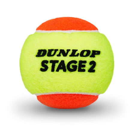 Tennis balls DUNLOP STAGE 2 ORANGE 3-tube ITF