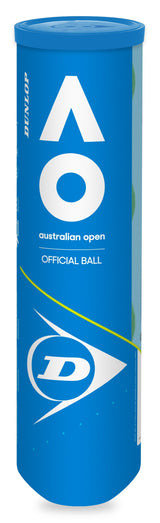 Tennis balls DUNLOP AUSTRALIAN OPEN GrandSlam 4-tube ITF