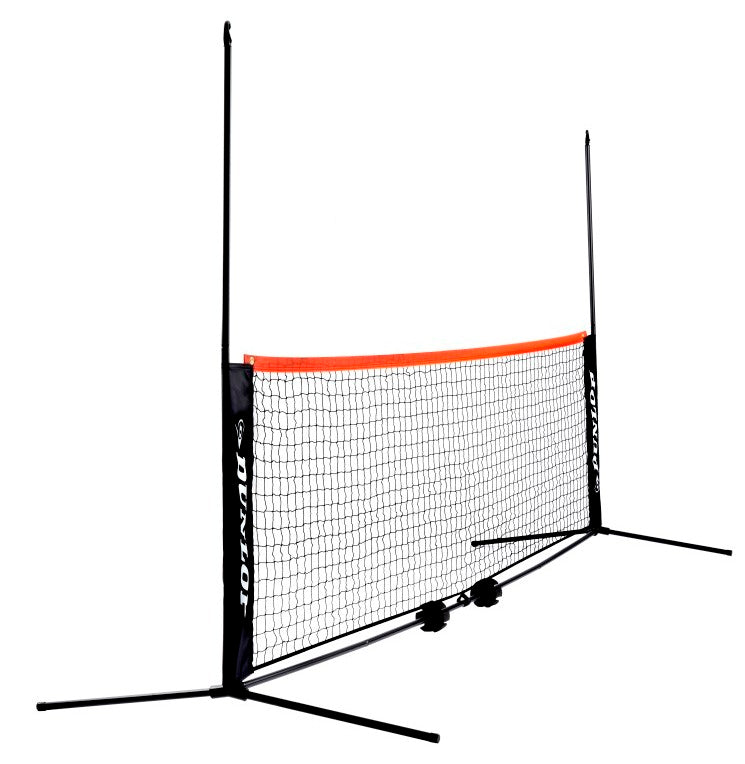 Tennis and badminton portable net DUNLOP 6m, incl. a carrying bag