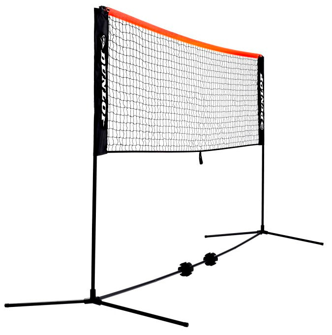 Tennis and badminton portable net DUNLOP 6m, incl. a carrying bag