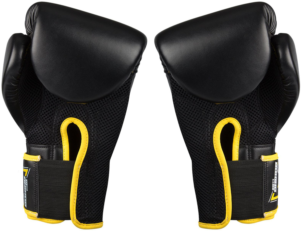 Boxing gloves AVENTO 41BN 10oz black PU leather