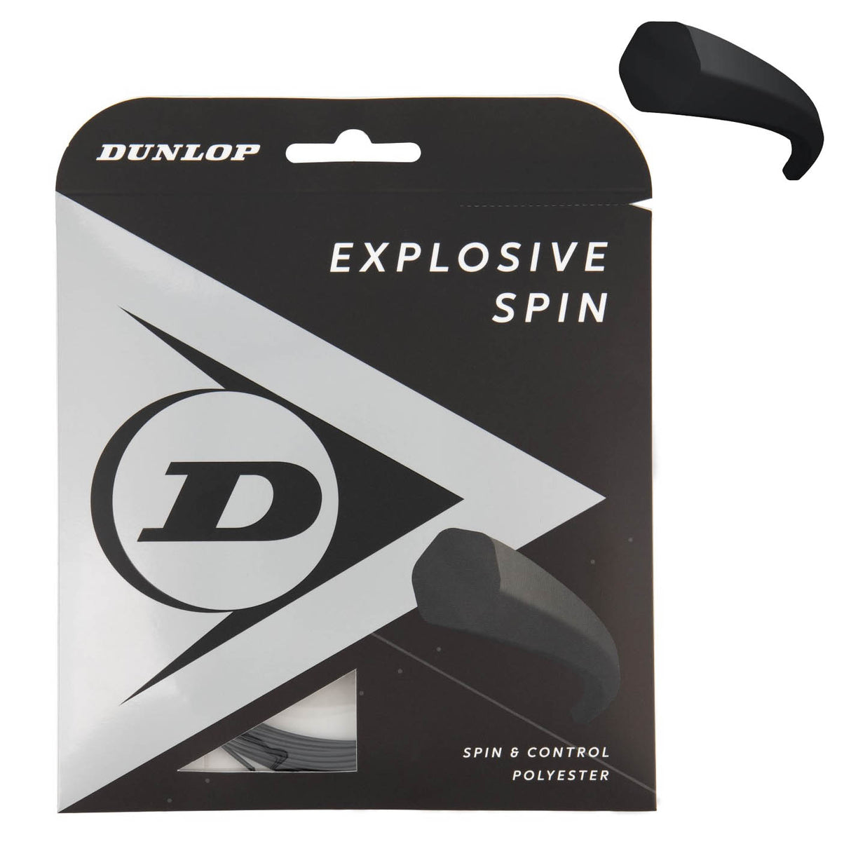 Strings for tennis racket DUNLOP EXPLOSIVE SPIN 17g/1.30mm 12m