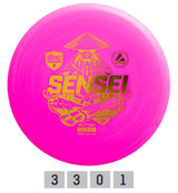 Discgolf DISCMANIA Putter SENSEI Active Pink 3/3/0/1