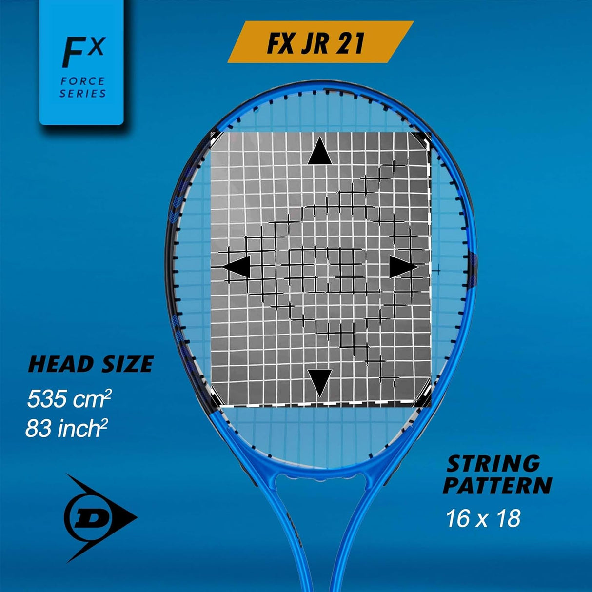 Tennis racket Dunlop FX JNR (21") G000