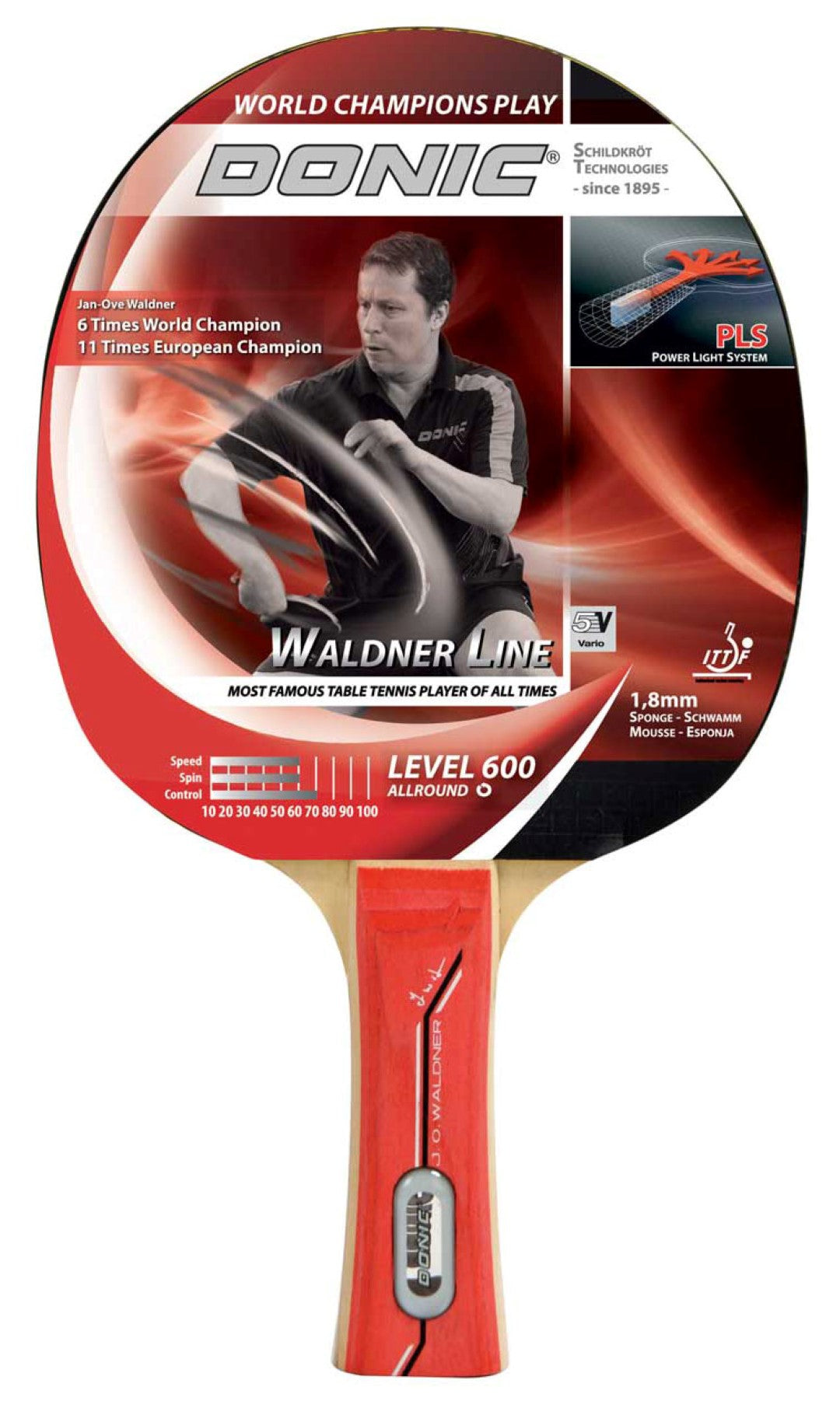 Table tennis bat DONIC Waldner 600 ITTF approved