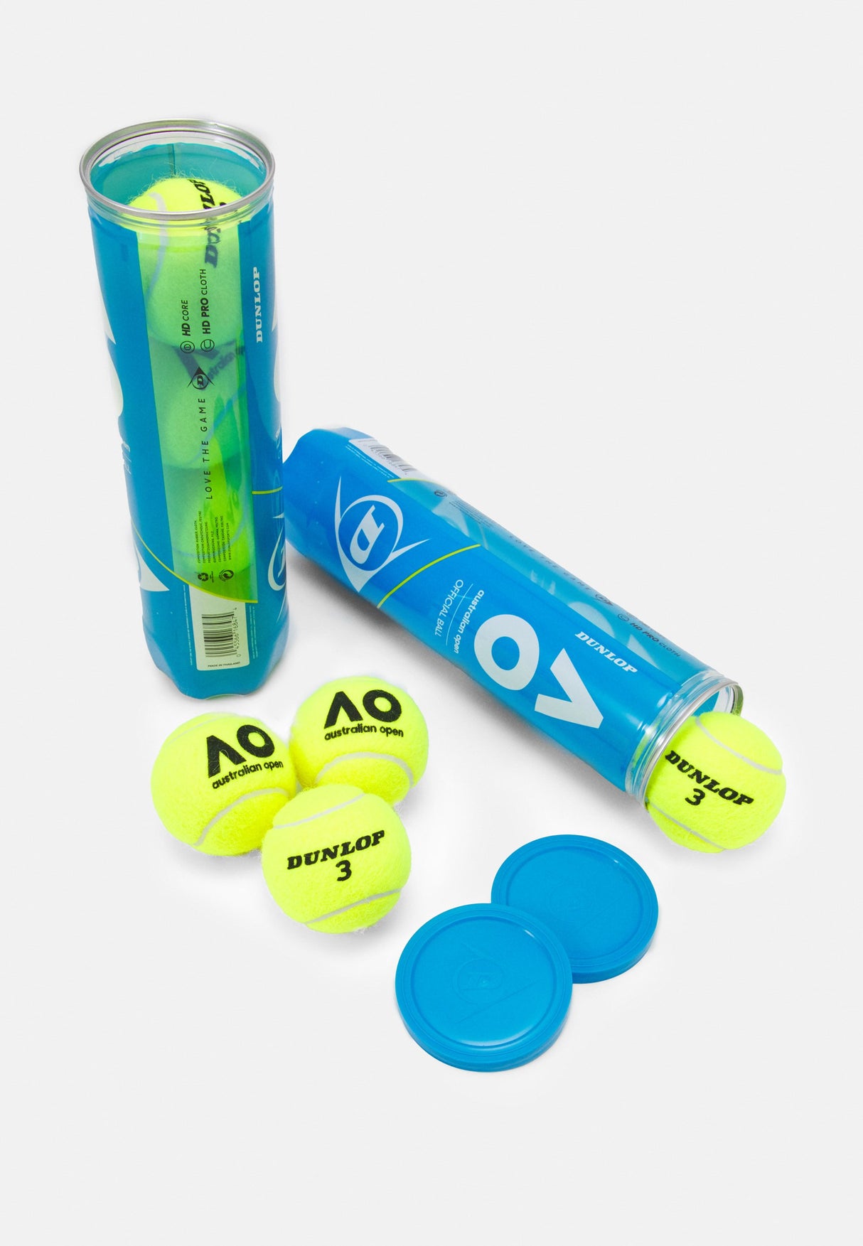 Tennis balls DUNLOP AUSTRALIAN OPEN GrandSlam 3-tube ITF