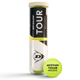 Tennis balls DUNLOP TOUR BRILLIANCE MidRange 4-tube ITF