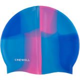 Crowell Multi-Flame-09 silicone swimming cap