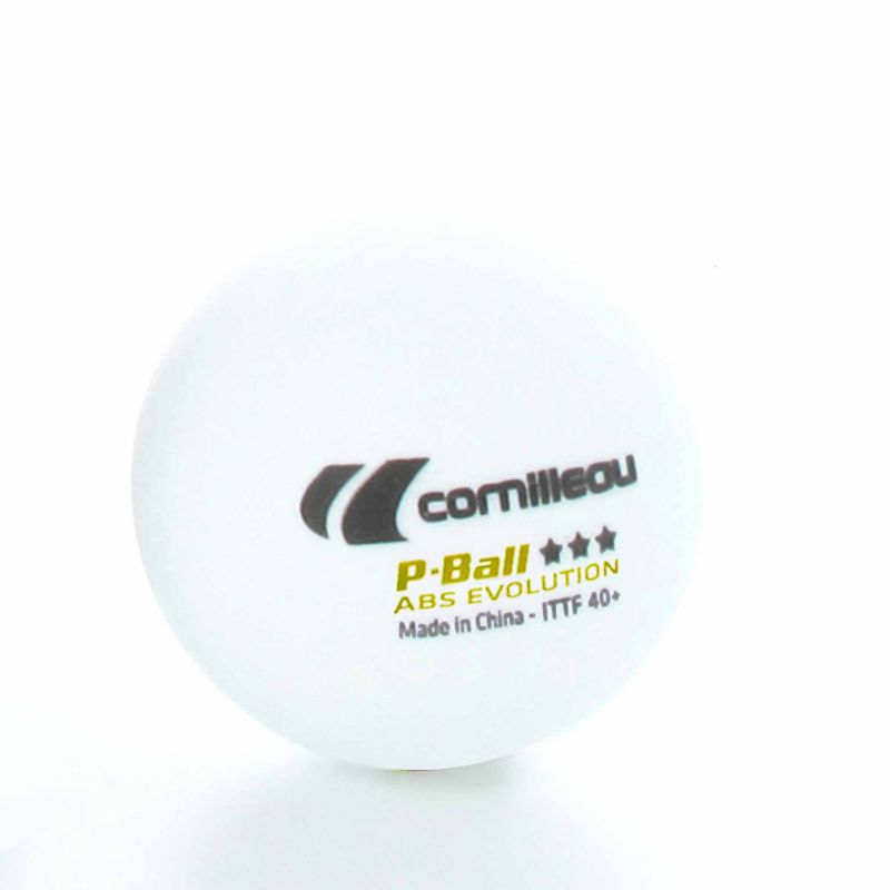 Cornilleau table tennis balls P-BALL ITTF white 3 pcs.