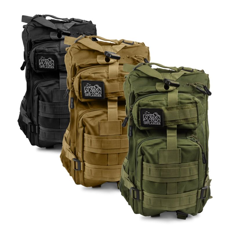 Offlander Survival 25L hiking backpack OFF_CACC_32BK