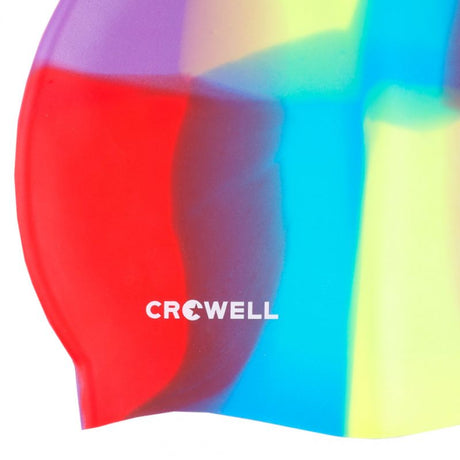 Crowell Multi-Flame-10 silicone swimming cap