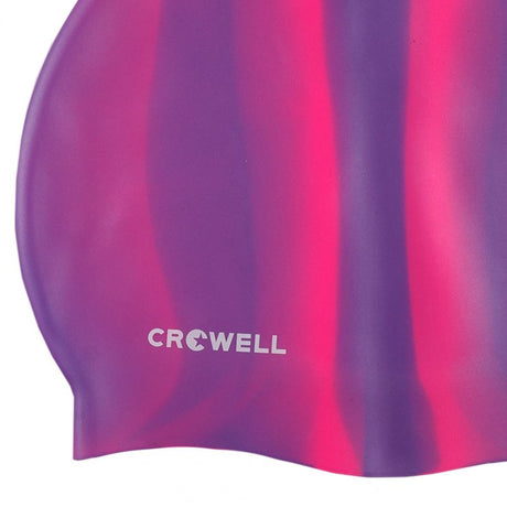 Crowell Multi-Flame-05 silicone swimming cap